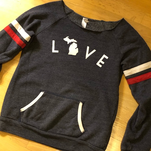 Sporty Michigan Sweatshirt - Picture 3 of 12